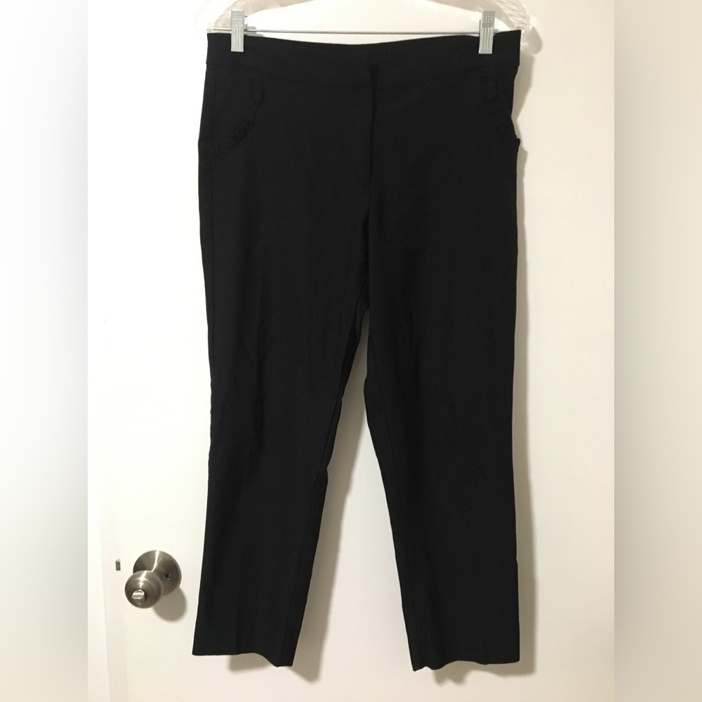 Alex & Olivia Black Stretch Pull On Pants 10P